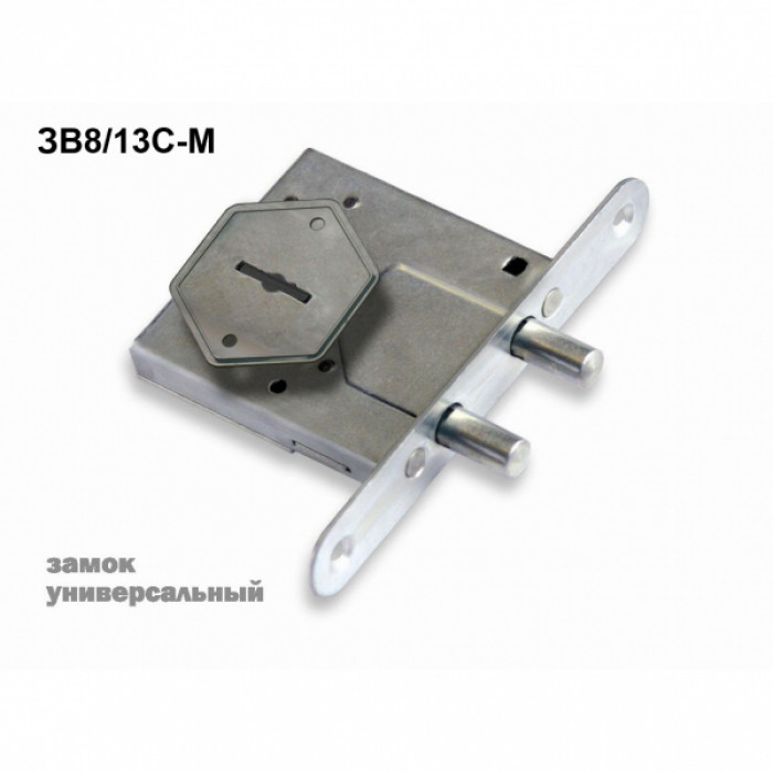 Замок врезной Sam (Сам) сувальдный ЗВ8/13С-М, 3 кл. /76610/