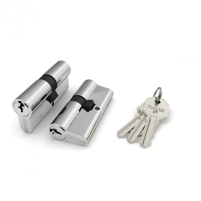 Цилиндровый механизм Fuaro (Фуаро) 100 CA 68 mm (26+10+32) CP хром 5 кл.