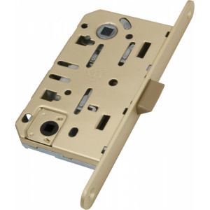 B01102.50.23 Замок AGB (АГБ) межкомнатный WC (матовое золото) MEDIANA EVOLUTION