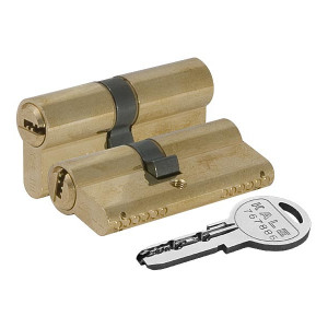 Цилиндровый механизм Kale kilit (Кале килит) 164 SN/90 (30+10+50) mm латунь 5 кл.