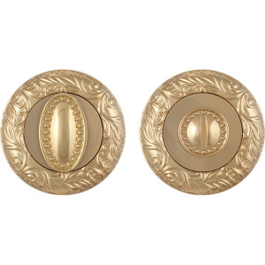 Ручка поворотная Fuaro (Фуаро) BK6 SM GOLD-24 золото 24К