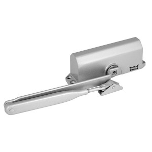 Доводчик дверной Dorma (Дорма) DORMA TS 77 EN3, с рычажной тягой, серый