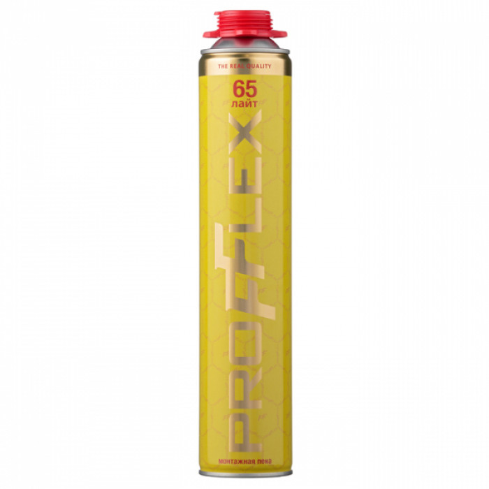 Пена монтажная PROFFLEX PRO YELLOW LITE 65л летняя