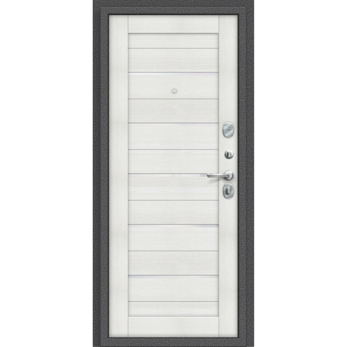 Входная дверь Porta S 104.П22 Антик Серебро/Bianco Veralinga