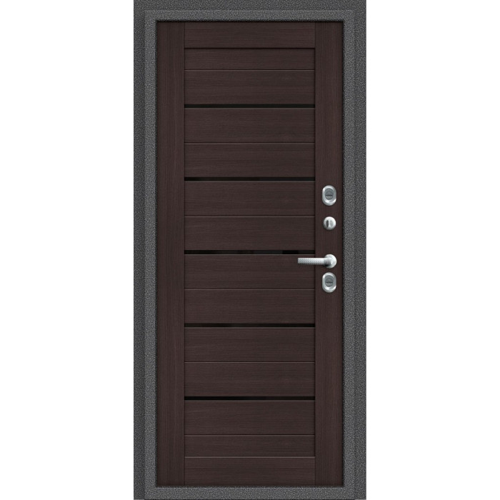 Входная дверь Термо 222 Антик Серебро/Wenge Veralinga