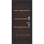 Входная дверь Лайн Лунный камень/Wenge Crosscut