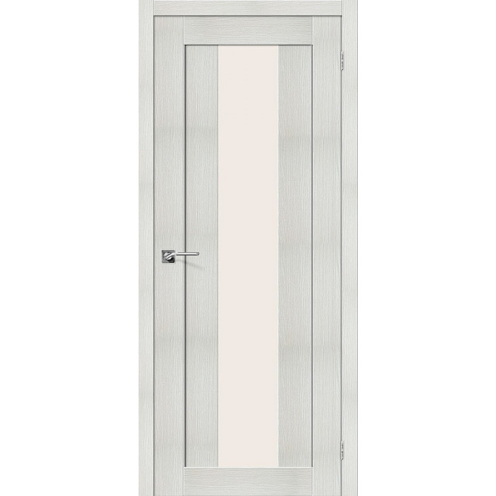 Межкомнатная дверь Порта-25 alu Bianco Veralinga Magic Fog